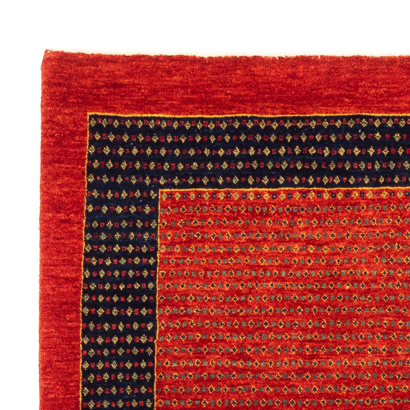 Gabbeh Persisch Teppich 118x165cm - Perserteppich Wollteppich - rot