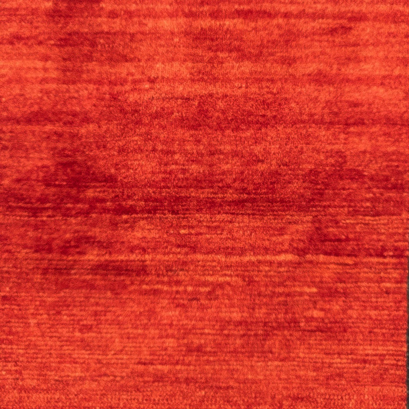 Gabbeh Persisch Teppich 83x129cm - Perserteppich Wollteppich - rot