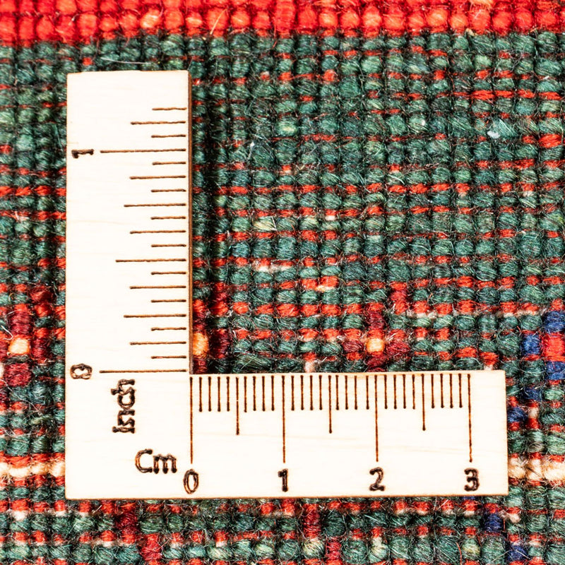 Gabbeh Persisch Teppich 83x129cm - Perserteppich Wollteppich - rot