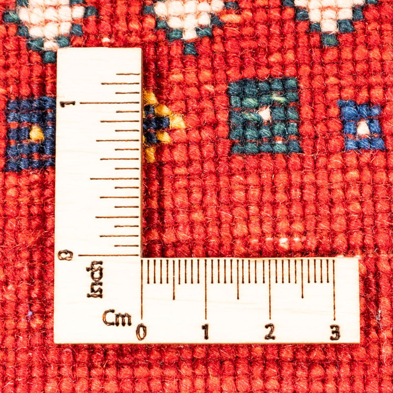 Gabbeh Persisch Teppich 80x144cm - Perserteppich Wollteppich - rot