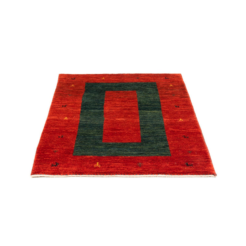 Gabbeh Persisch Teppich 78x122cm - Perserteppich Wollteppich - rot