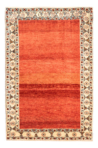 Gabbeh Persisch Teppich 108x148cm - Perserteppich Wollteppich - rot – product image