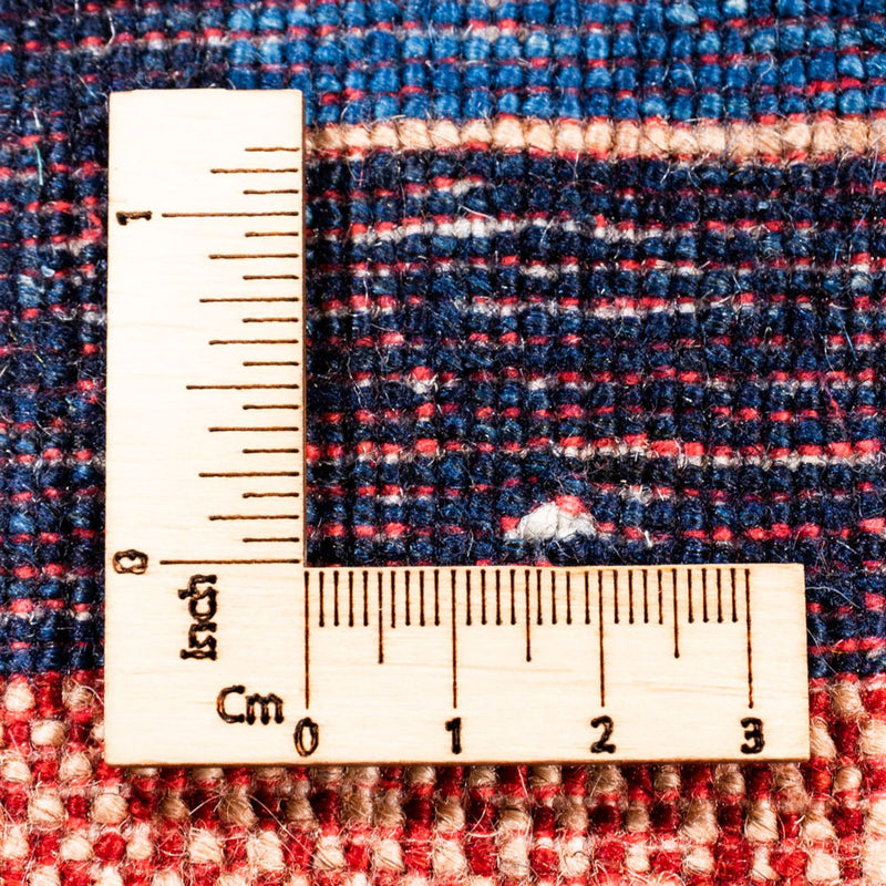 Gabbeh Persisch Teppich 85x236cm - Perserteppich Wollteppich - dunkelblau