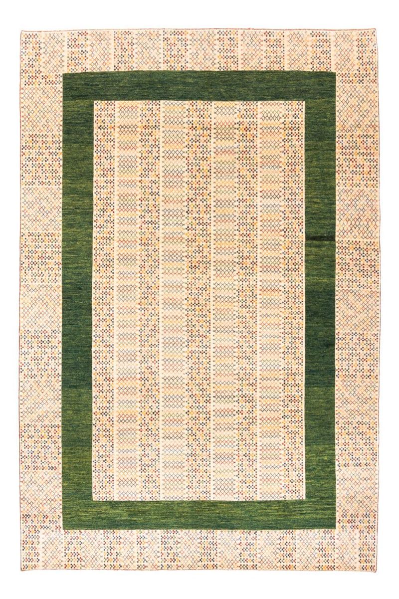 Gabbeh Persisch Teppich 178x262cm - Perserteppich Wollteppich - creme