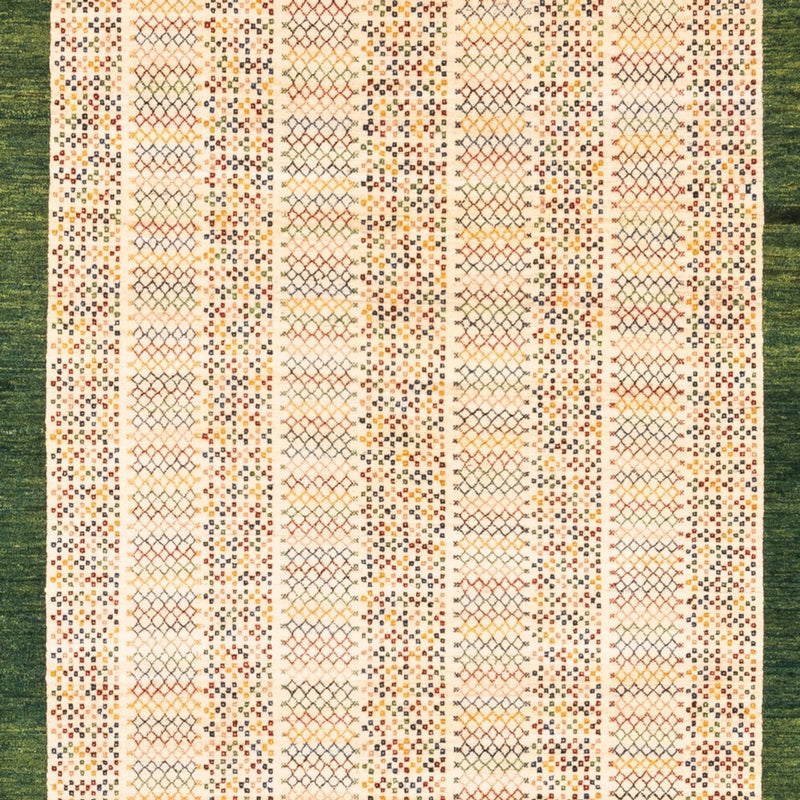 Gabbeh Persisch Teppich 178x262cm - Perserteppich Wollteppich - creme