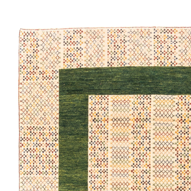 Gabbeh Persisch Teppich 178x262cm - Perserteppich Wollteppich - creme