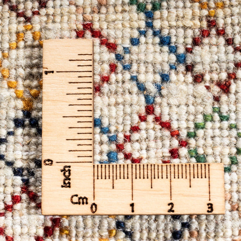 Gabbeh Persisch Teppich 178x262cm - Perserteppich Wollteppich - creme