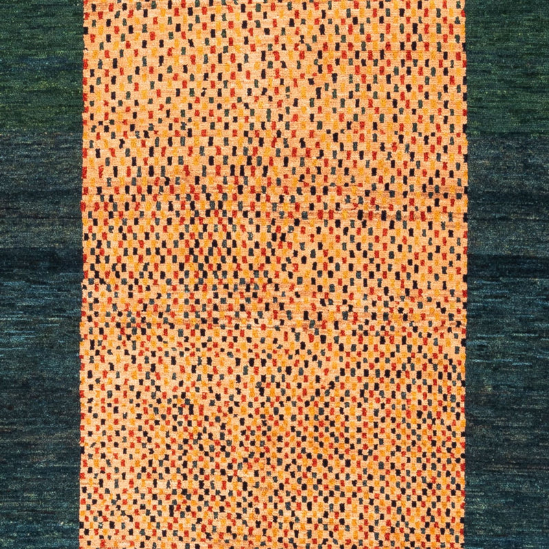 Gabbeh Persisch Teppich 126x193cm - Perserteppich Wollteppich - beige