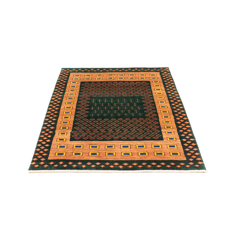 Gabbeh Persisch Teppich 100x146cm - Perserteppich Wollteppich - mehrfarbig