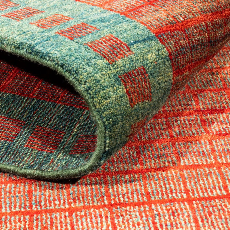Gabbeh Persisch Teppich 103x153cm - Perserteppich Wollteppich - rot