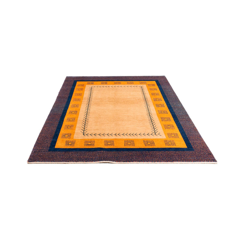 Gabbeh Persisch Teppich 153x200cm - Perserteppich Wollteppich - creme