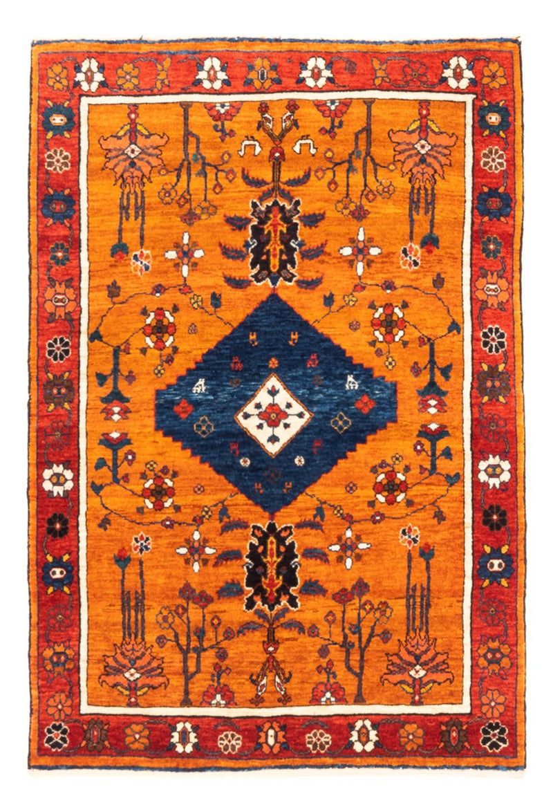 Gabbeh Teppich - Perser - 105 x 150 cm - gold