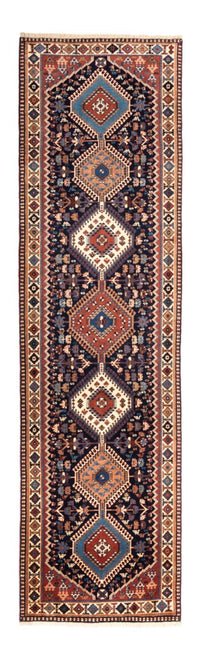 Yalameh Teppich 80x290cm - Perserteppich - dunkelblau – product image