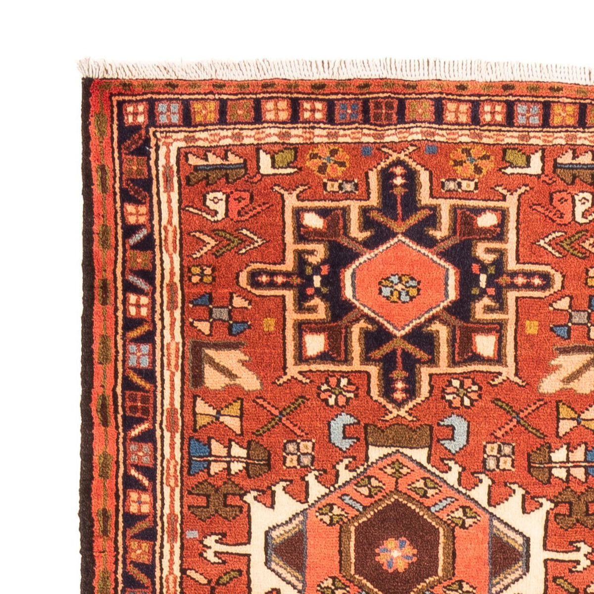 Qaraja Teppich 70x283cm - Perserteppich - rot