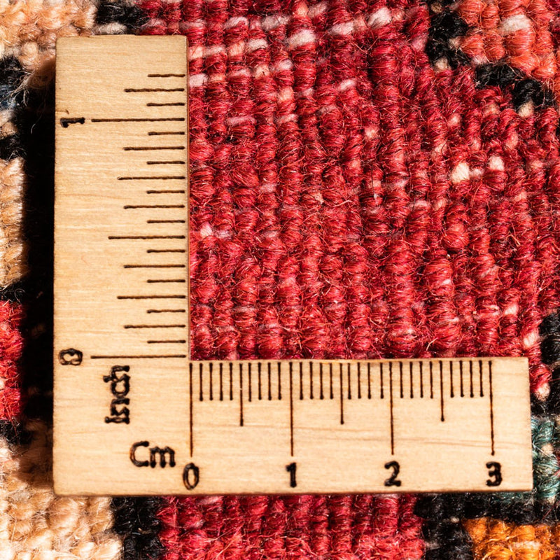 Qaraja Teppich 75x276cm - Perserteppich - rot