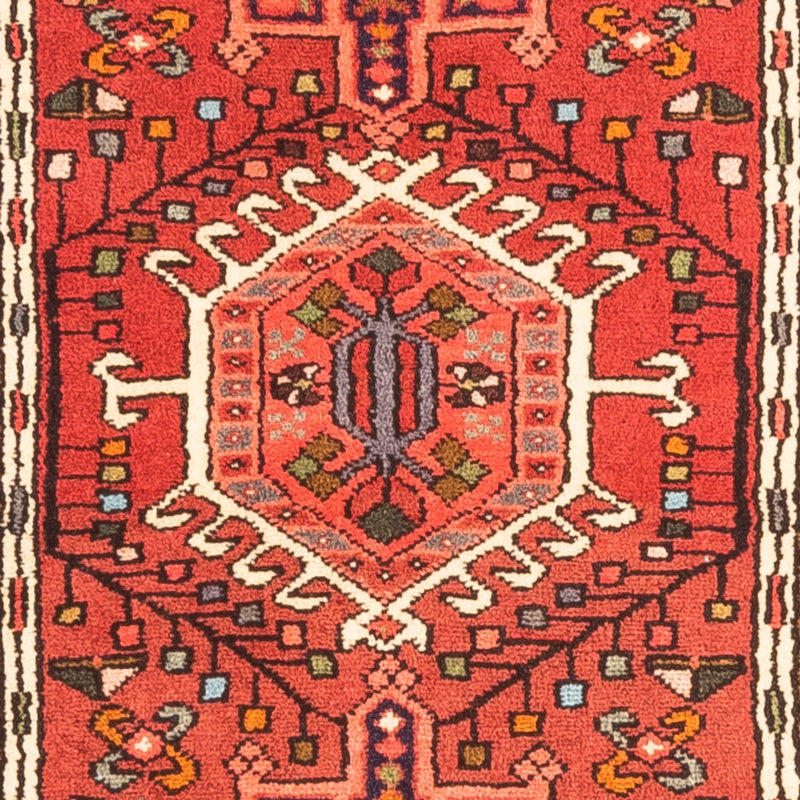 Qaraja Teppich 74x272cm - Perserteppich - rot