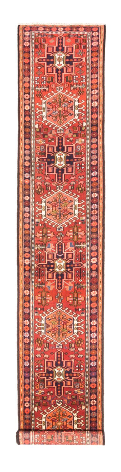 Qaraja Teppich 70x400cm - Perserteppich - rot