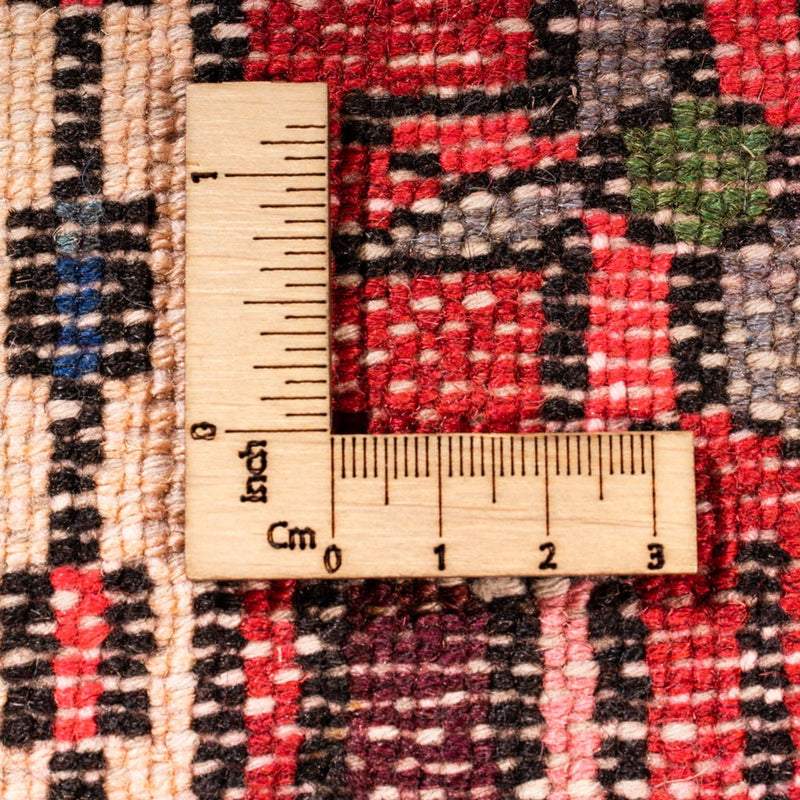 Qaraja Teppich 70x400cm - Perserteppich - rot