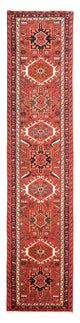 Qaraja Teppich 66x288cm - Perserteppich - rot