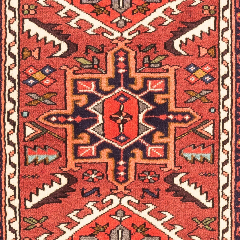 Qaraja Teppich 66x288cm - Perserteppich - rot
