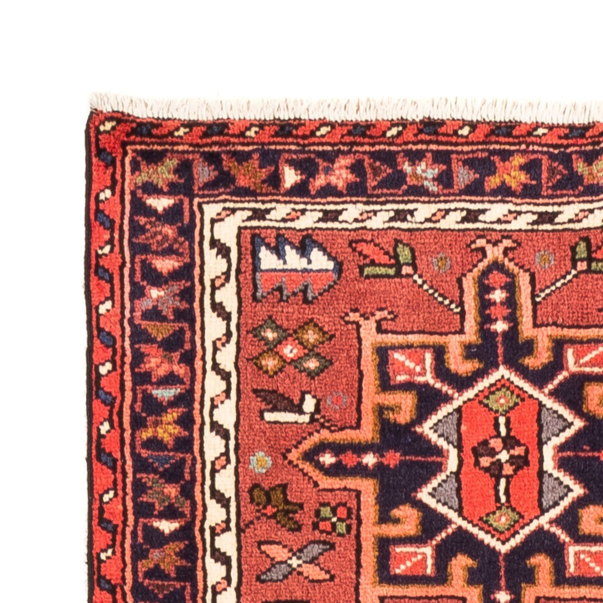 Qaraja Teppich 66x288cm - Perserteppich - rot