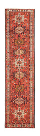 Qaraja Teppich 72x291cm - Perserteppich - rot