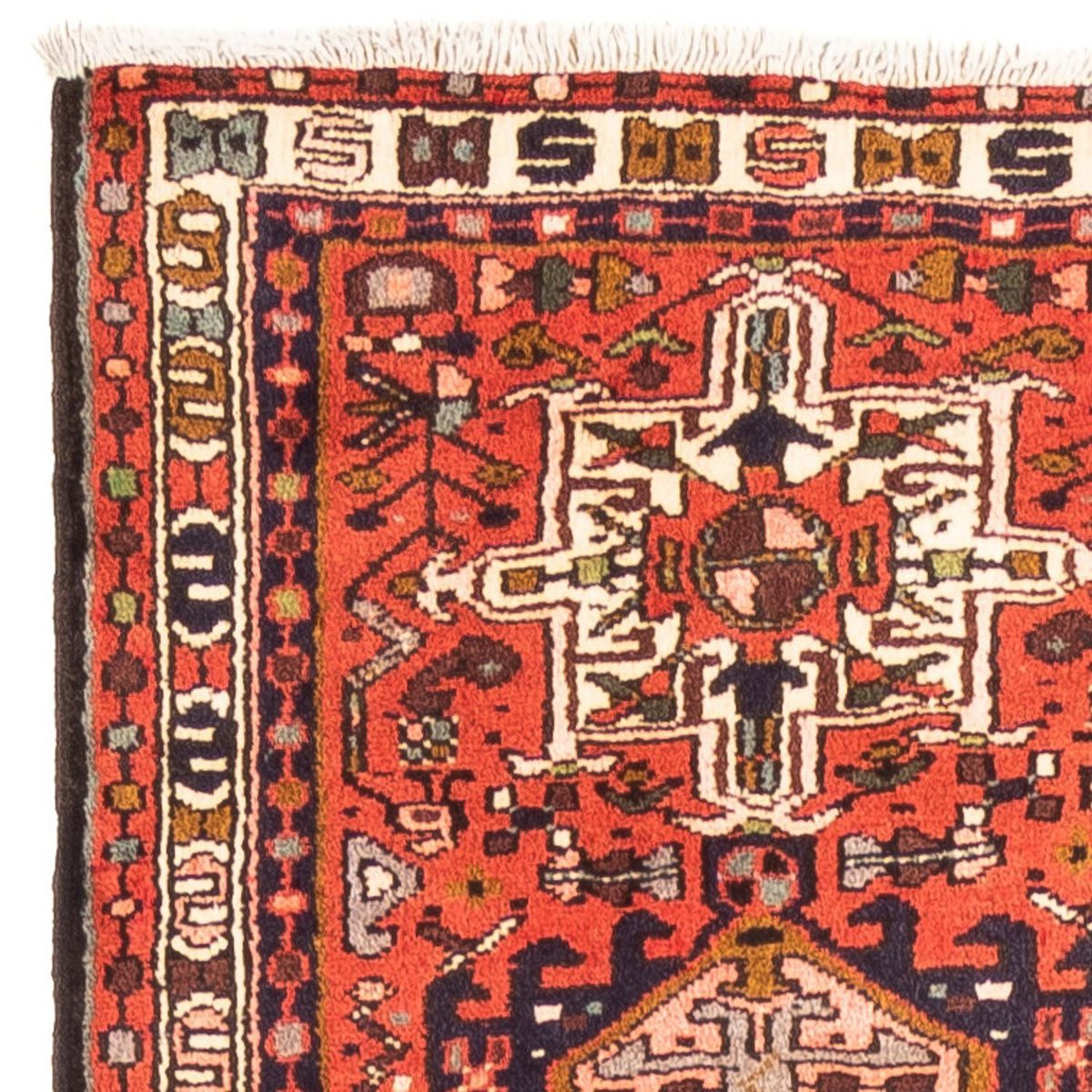 Qaraja Teppich 72x291cm - Perserteppich - rot