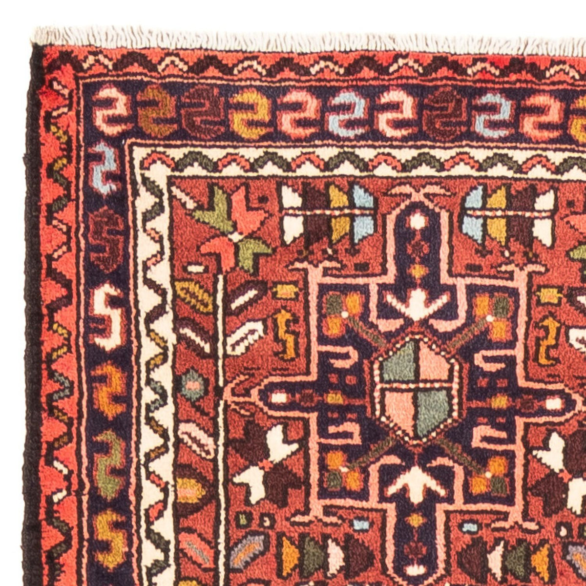 Qaraja Teppich 70x302cm - Perserteppich - rot