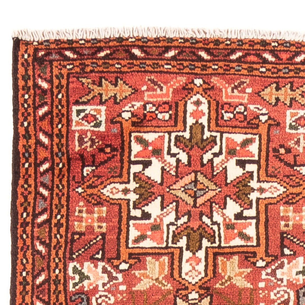 Qaraja Teppich 61x280cm - Perserteppich - rot