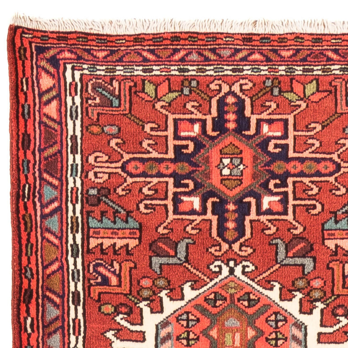 Qaraja Teppich 70x284cm - Perserteppich - rot