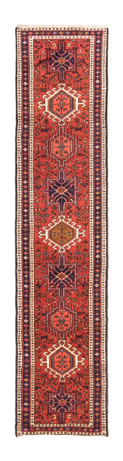 Qaraja Teppich 64x285cm - Perserteppich - rot
