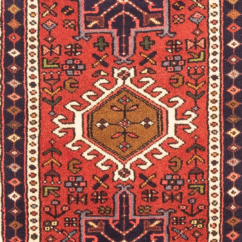 Qaraja Teppich 64x285cm - Perserteppich - rot