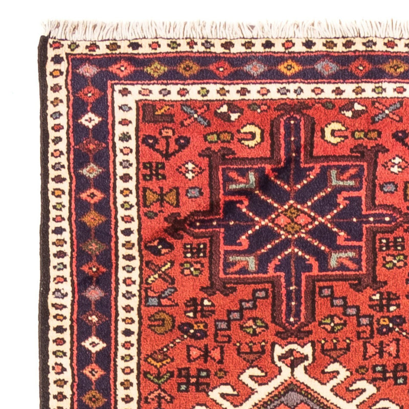 Qaraja Teppich 64x285cm - Perserteppich - rot