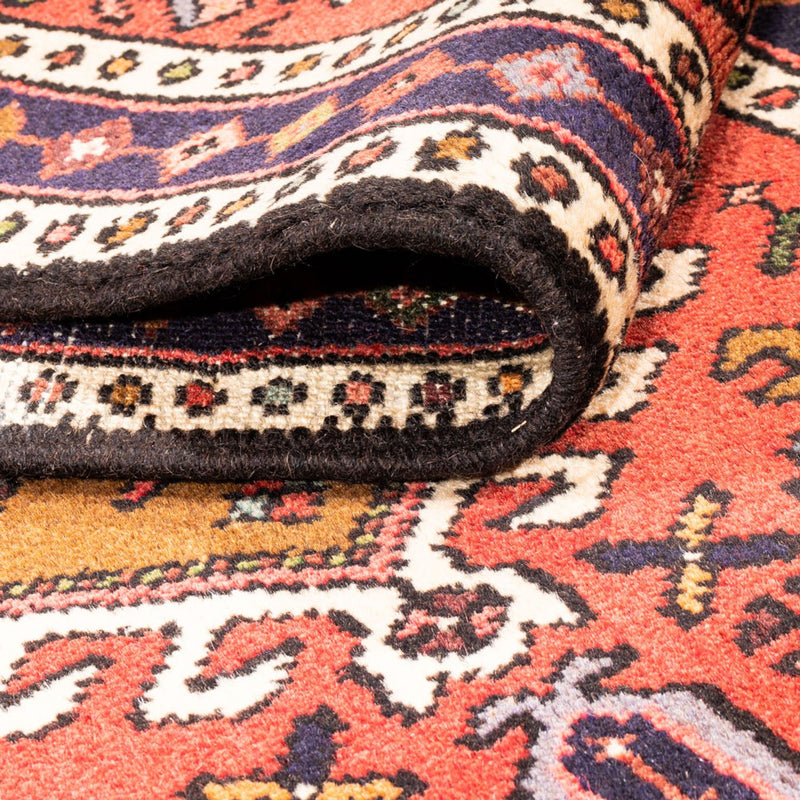 Qaraja Teppich 64x285cm - Perserteppich - rot