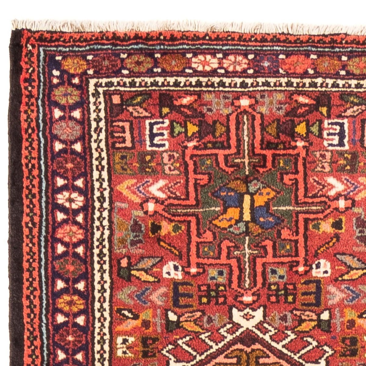 Qaraja Teppich 70x277cm - Perserteppich - rot