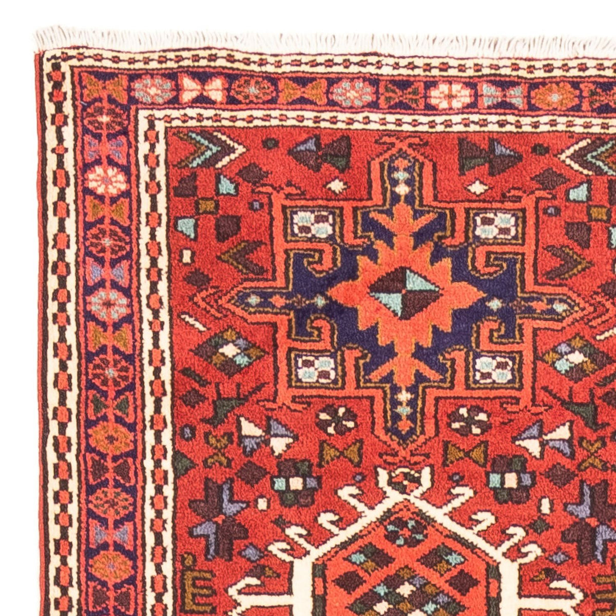 Qaraja Teppich 69x284cm - Perserteppich - rot