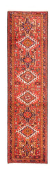 Qaraja Teppich 77x290cm - Perserteppich - rot