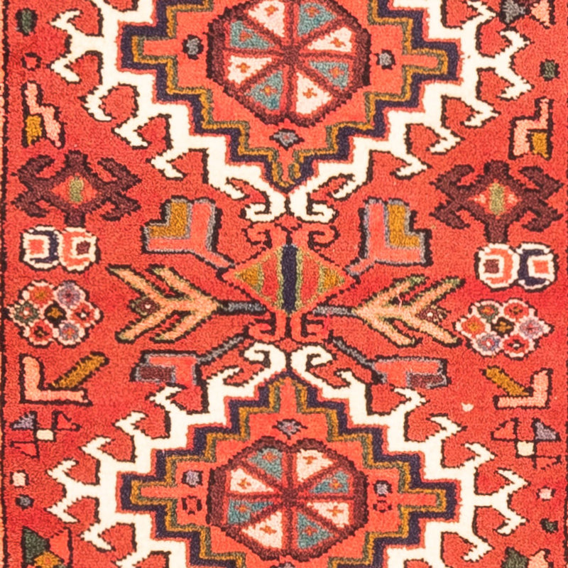 Qaraja Teppich 77x290cm - Perserteppich - rot