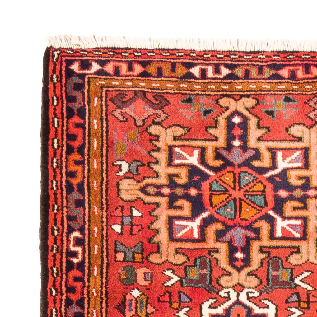 Qaraja Teppich 77x290cm - Perserteppich - rot