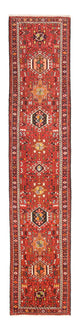 Qaraja Teppich 76x374cm - Perserteppich - rot