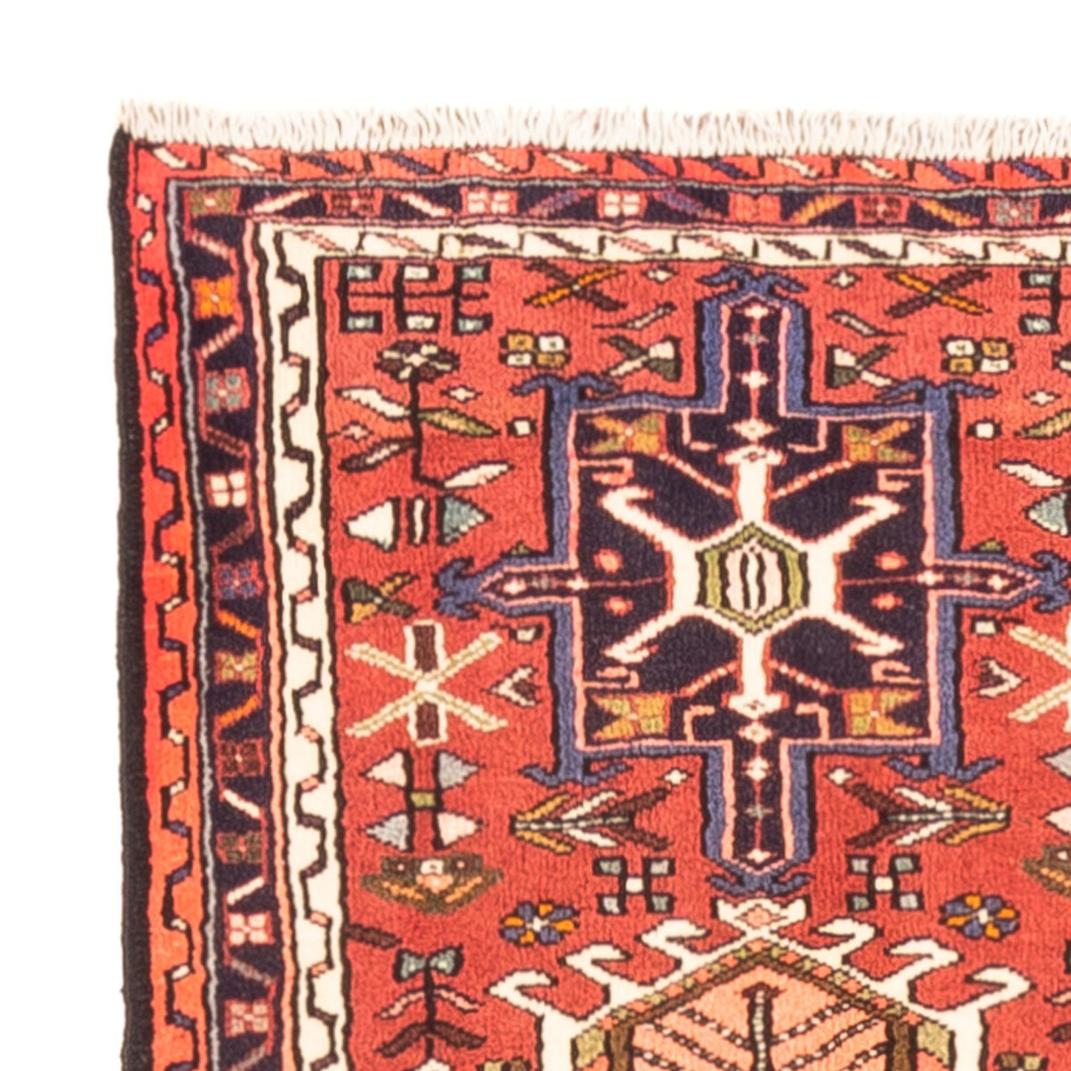 Qaraja Teppich 73x406cm - Perserteppich - rot