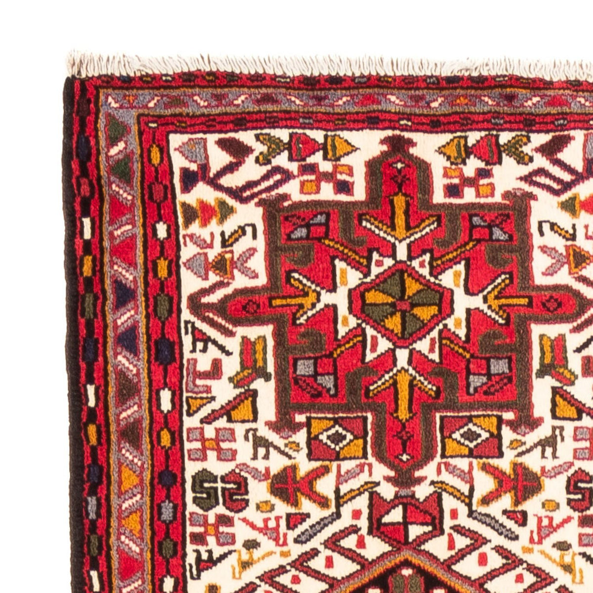 Qaraja Teppich 68x288cm - Perserteppich - beige