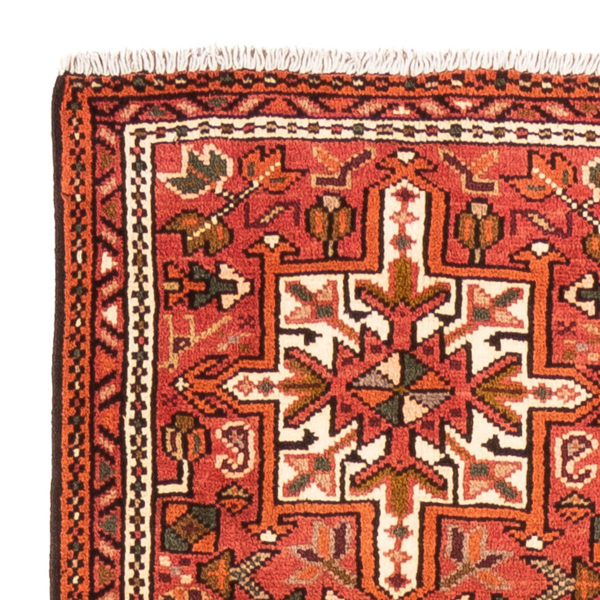 Qaraja Teppich 64x281cm - Perserteppich - rot