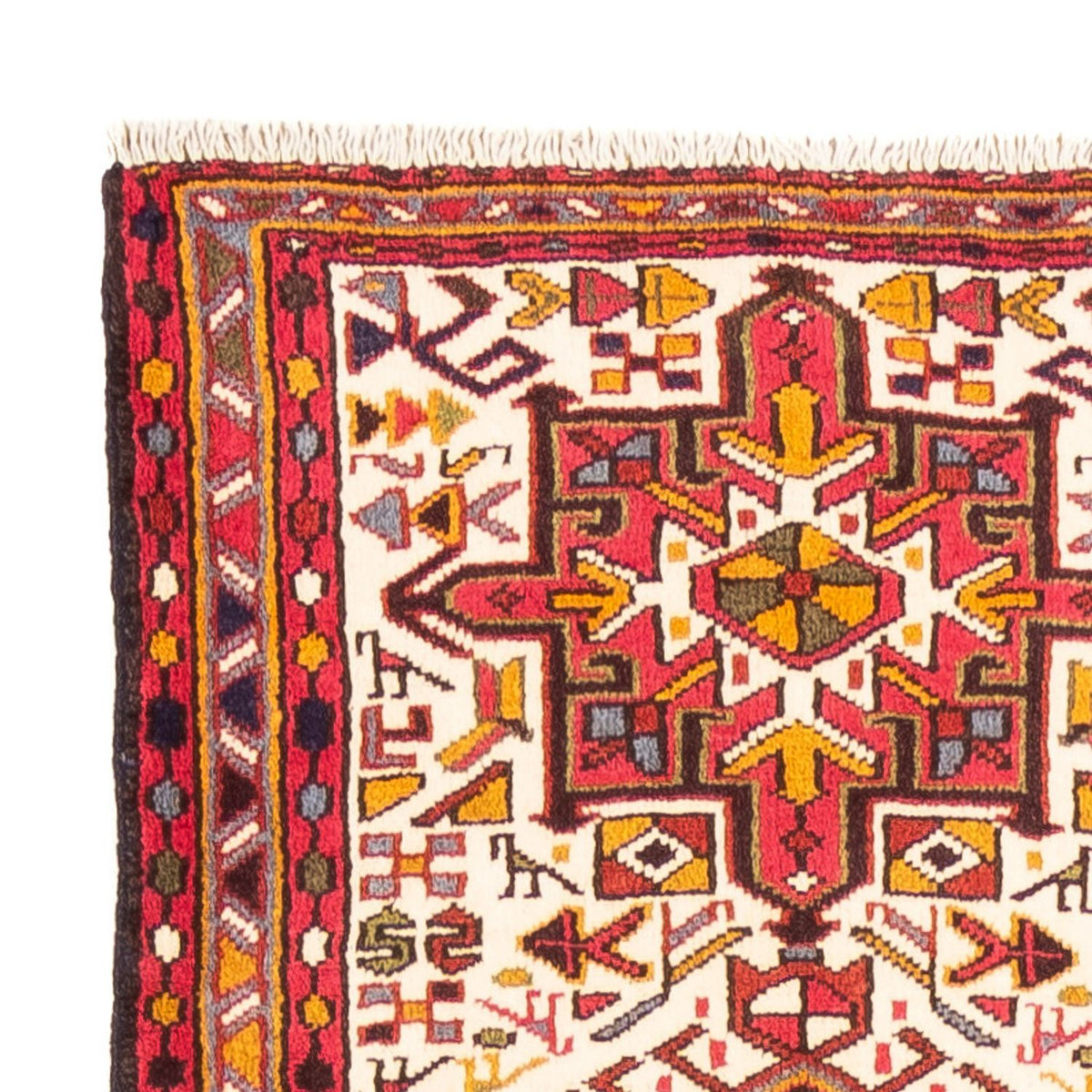 Qaraja Teppich 67x285cm - Perserteppich - beige