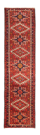 Qaraja Teppich 70x291cm - Perserteppich - rot