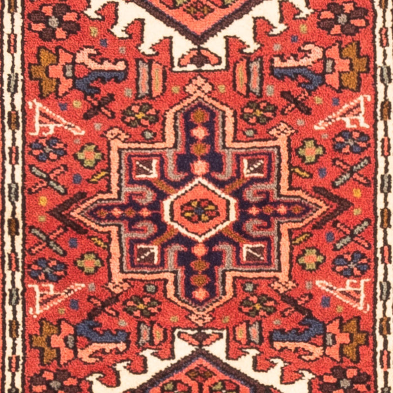 Qaraja Teppich 65x287cm - Perserteppich - rot