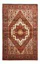 Keshan Teppich 100x148cm - Perserteppich - dunkelbeige