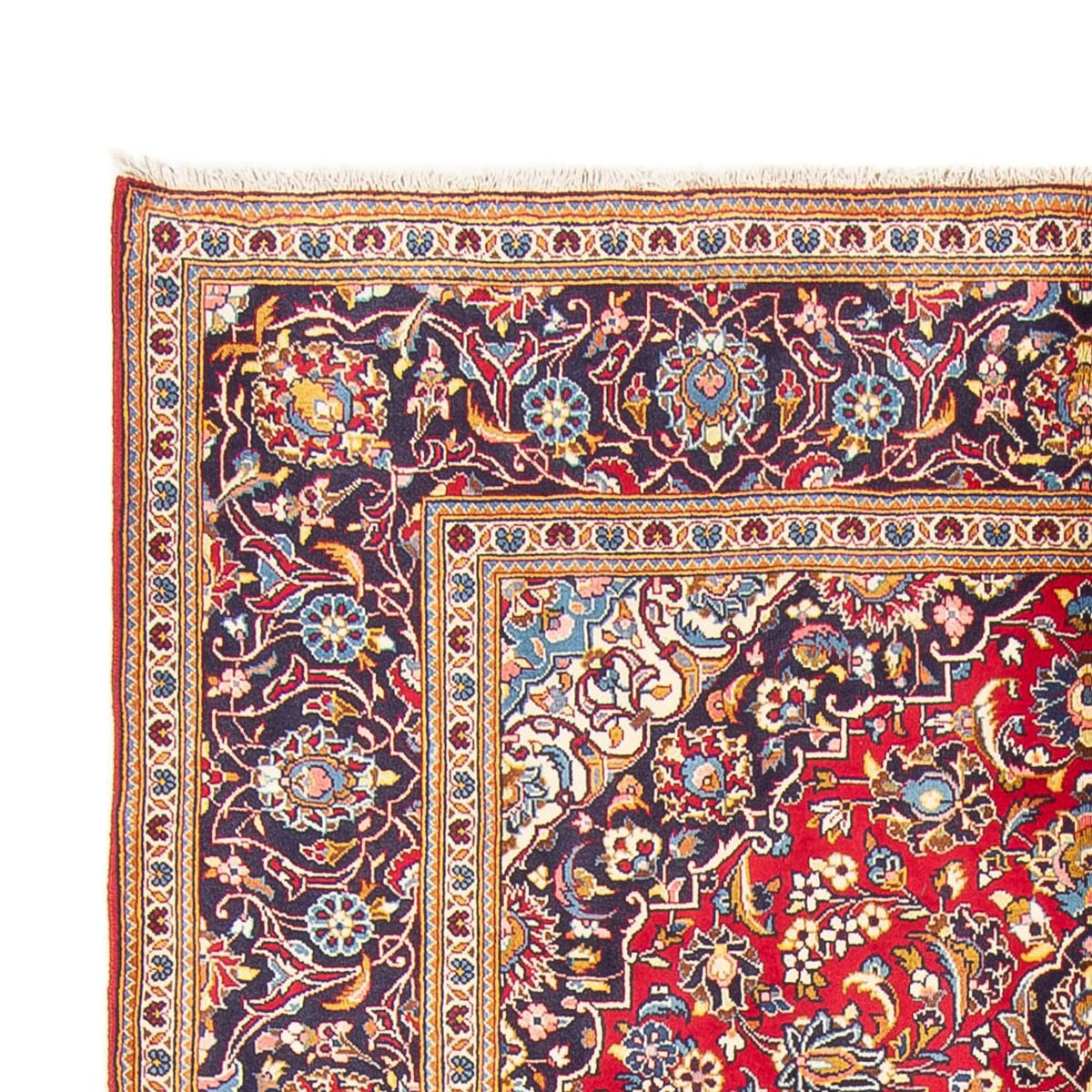 Keshan Teppich 194x288cm - Perserteppich - rot