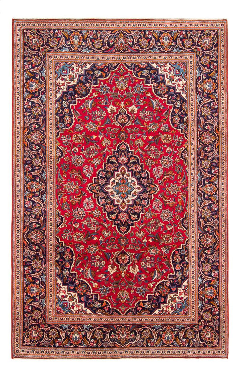 Keshan Teppich 195x293cm - Perserteppich - rot