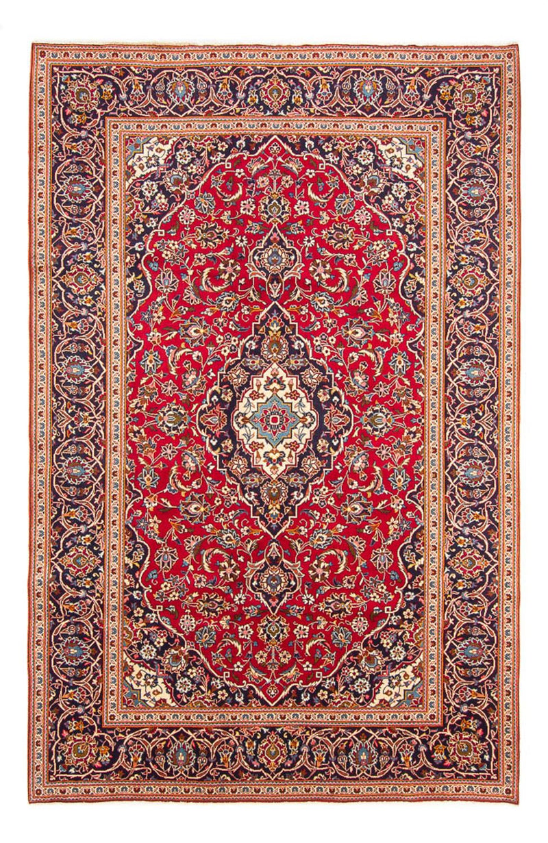 Keshan Teppich 202x288cm - Perserteppich - rot